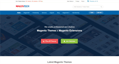 Desktop Screenshot of magentech.com
